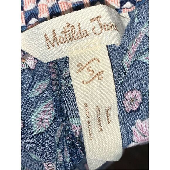 Matilda Jane Navy Floral A Day Off Pants - Picture 9 of 13